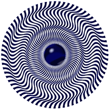 spirals optical illusion